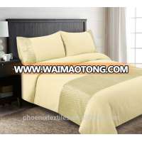 Cheaper dubai thick polyester bed cover set