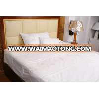 wholesale 100% Cotton Percale White Embroidery Hotel Bedding Sets