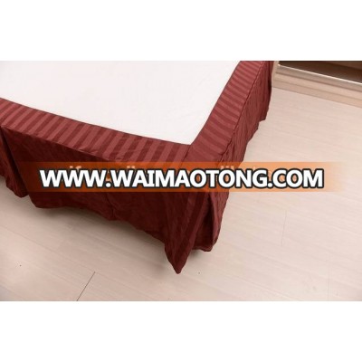 Cheap 100% Polyester Hotel Bed Skirt