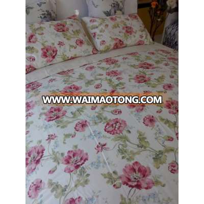 300TC cotton sateen duvet cover set for home bedding