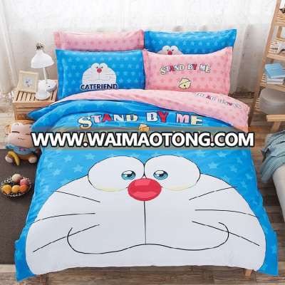 children cartoon bed sheet set textile 3d bedding set