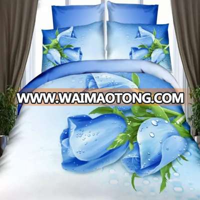 custom 3D digital printed bed sheet, bedsheet