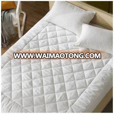 Cheap Polyester Quilted White Mattress pad