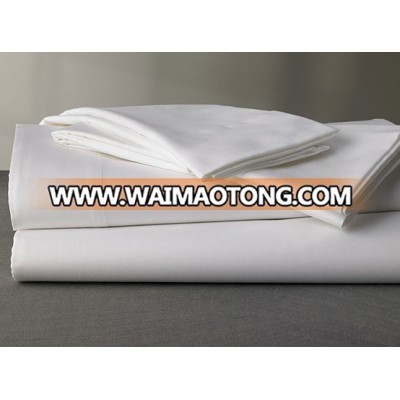 Hotel supplies Professional Factory Sale 100% cotton hotel bedding sheet