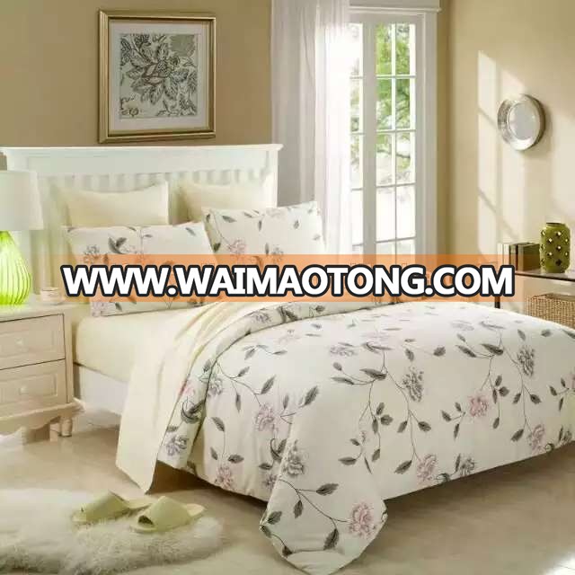 Luxury bedding, 100% cotton sateen anti wrinkle bedsheet